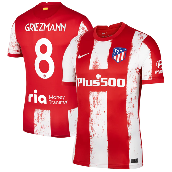 Maillot Atlético de Madrid Griezmann 8 Domicile 2021 2022